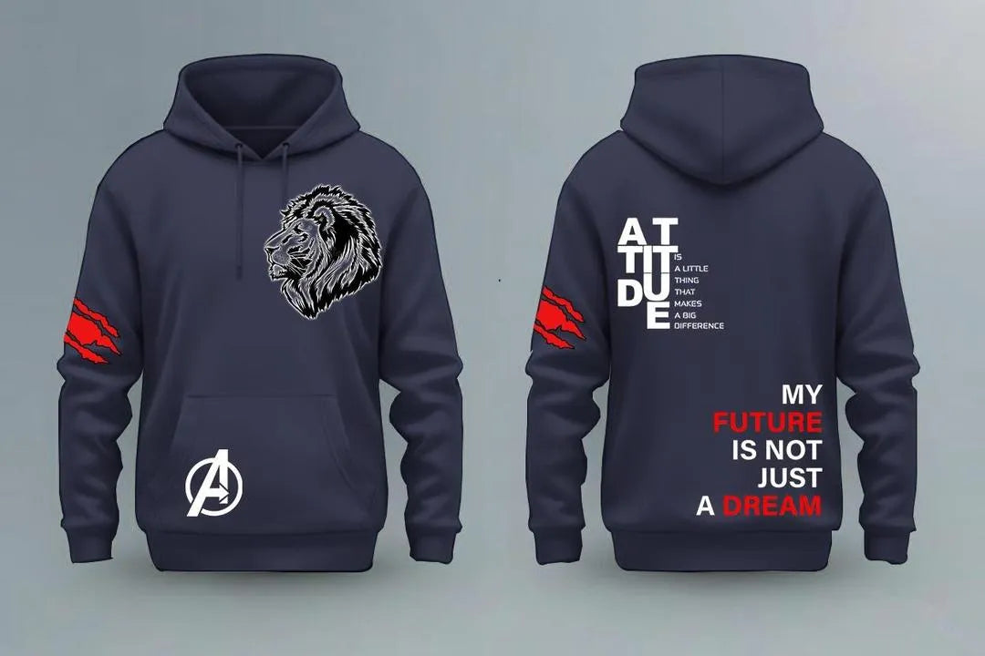 Men's Premium Fleece Hoodie – Cozy Graphic Print Edition